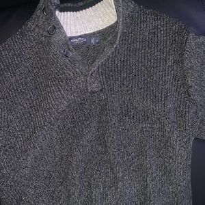 Nautica button up sweater